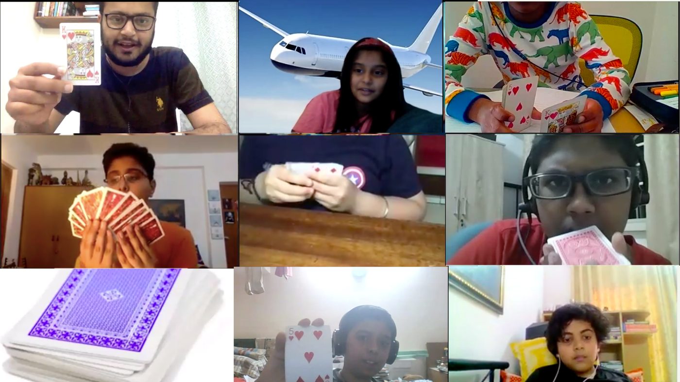 A Math Club slide recapping the month