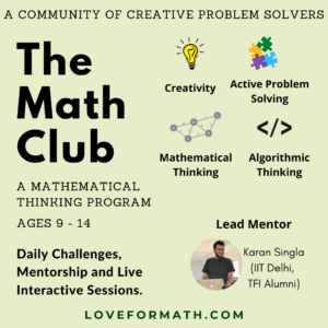Math Club – November